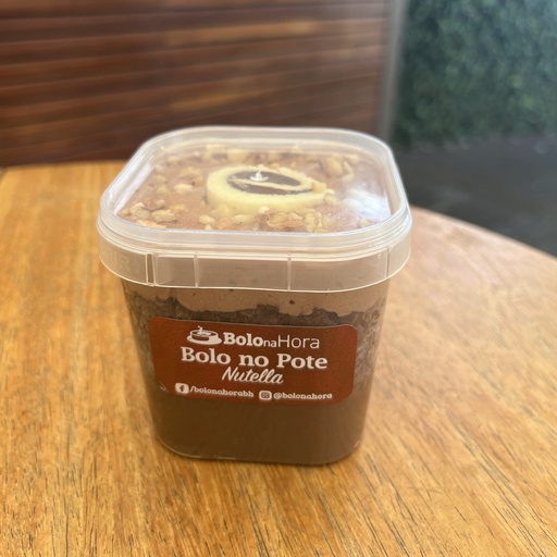 [2135] BOLO NO POTE NUTELLA